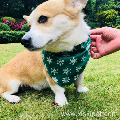 Polyester Soft Pet Accessories Triangle Dog Bandana
